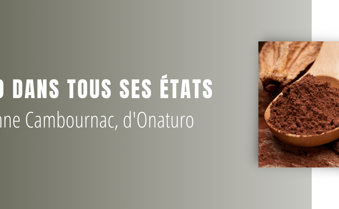 Le cacao dans tous ses états