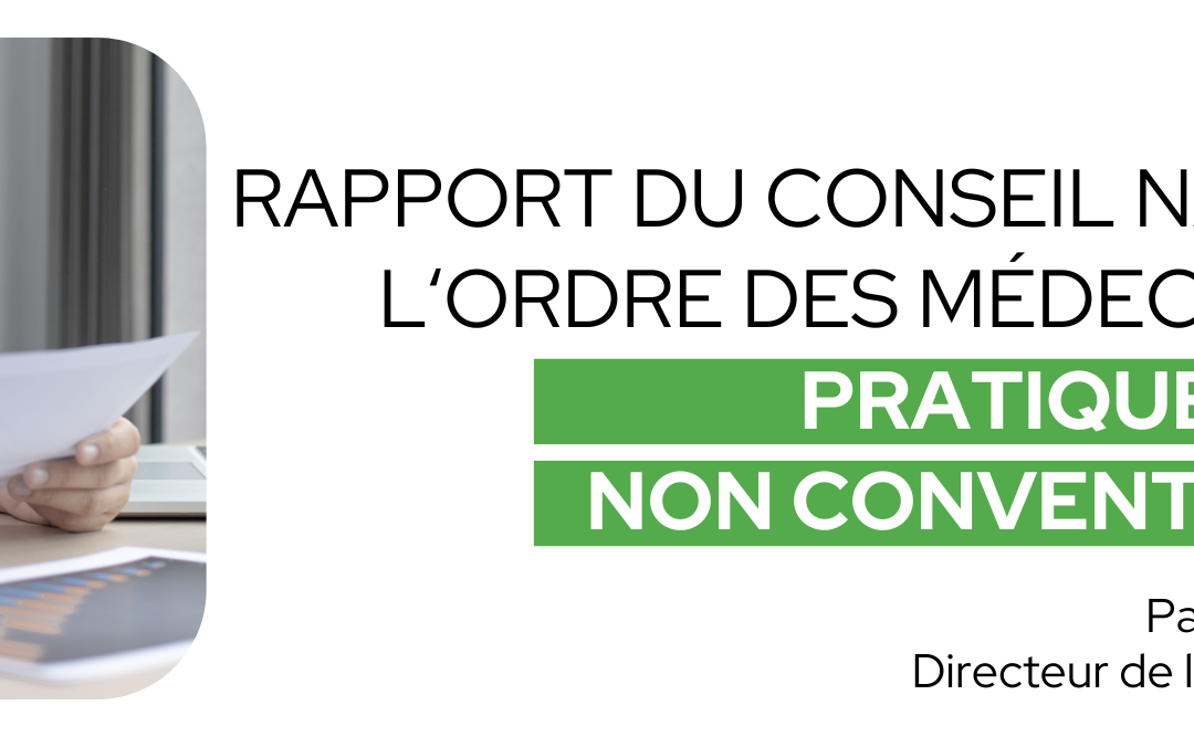 Rapport du Conseil national de l&rsquo;ordre des médecins sur les pratiques de soins non conventionnelles