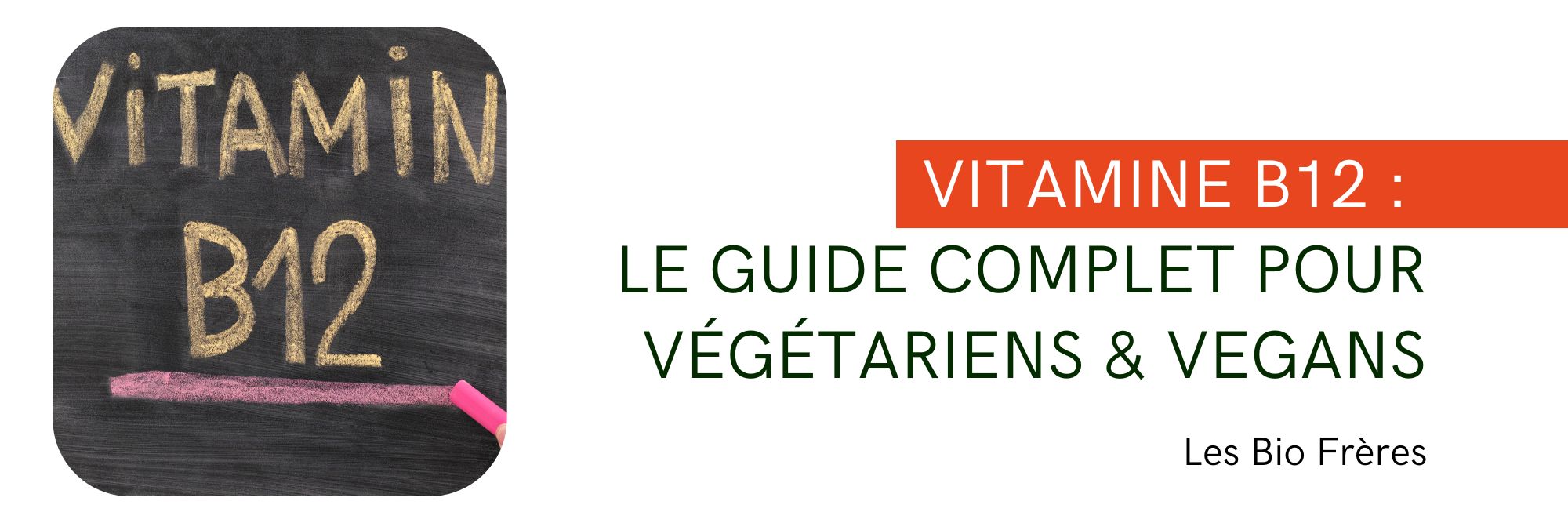 Vitamine B12 : le guide complet pour végétariens & vegans - Les Bio Frères