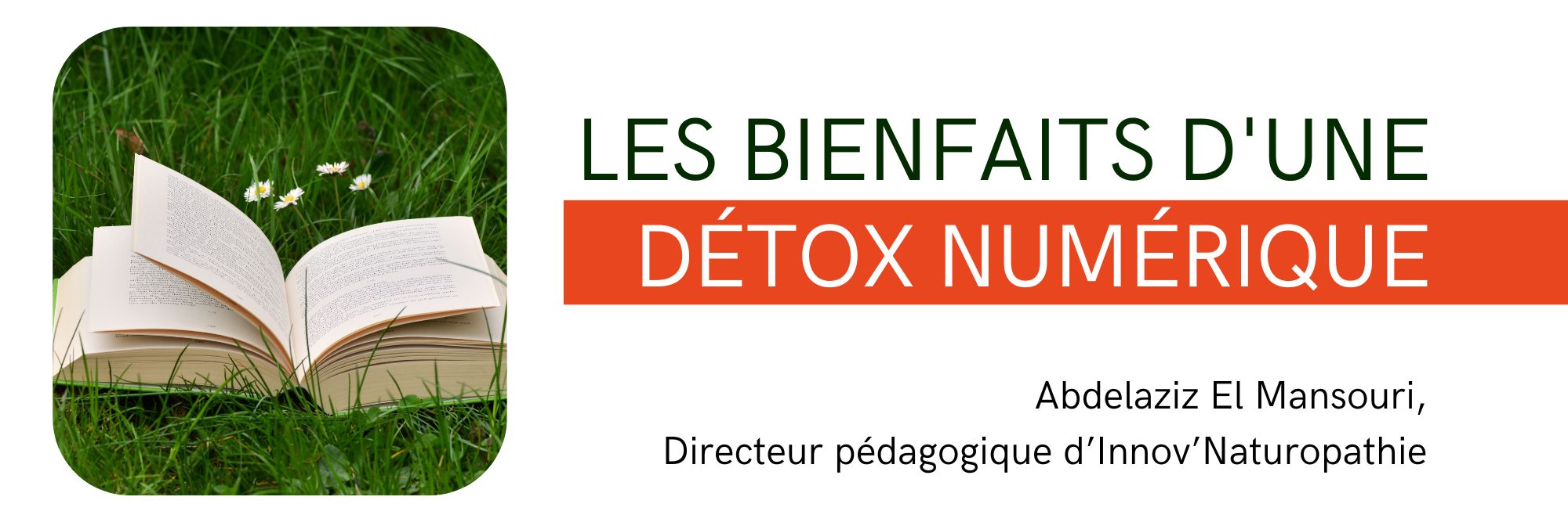 Les bienfaits d'une détox numérique - Abdelaziz El Mansouri, Innov'Naturopathie